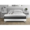 Image de Pack lit complet - Matelas 140x190 cm + Sommier tapissier à lattes (en kit) + 2 oreillers + Couette - Vital Soft