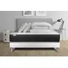 Image de Pack lit complet - Matelas 140x200 cm + Sommier tapissier à lattes (en kit) + 2 oreillers + Couette - Vitalspring