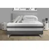 Image de Pack lit complet - Matelas 160x200 cm + Sommier tapissier à lattes (en kit) + 2 oreillers + Couette - Vitalmemo Back