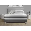 Image de VITALIT Pack prêt a dormir VITALMEMO BACK sommier Kit gris 140 x 190 cm