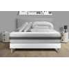 Image de Pack lit complet - Matelas 140x190 cm + Sommier tapissier à lattes (en kit) + 2 oreillers + Couette - Vitalmemo Back
