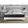 Image de VITALIT Pack prêt a dormir VITALMEMO ONE sommier Kit blanc 200 x 200 cm