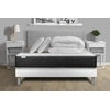 Image de Pack lit complet - Matelas 140x190 cm + Sommier tapissier à lattes (en kit) + 2 oreillers + Couette - Vitalmemo One