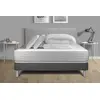 Image de Pack lit complet - Matelas 200x200 cm + Sommier tapissier à lattes (en kit) + 2 oreillers + Couette - Vitalmemo