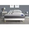 Image de ACTISOM Pack prêt a dormir matelas ACTIFLEX PLUS Ressorts ensaches Memoire de forme sommier KIT blanc 2 oreillers couette 160 x 200 cm