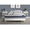 Image de Pack prêt à dormir matelas Ressorts ensachés + Mémoire de forme ACTIFLEX ERGO 140x200 + sommier KIT blanc +2oreillers+couette