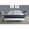 Image de ACTISOM Pack prêt a dormir matelas ACTIFLEX TECH Memoire de forme Maxi epaisseur sommier KIT blanc 2 oreillers et couette 140 x 200 cm