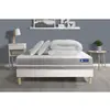 Image de ACTISOM Pack prêt a dormir matelas Ressorts ensaches ACTIFLEX TOUCH 3 zones confort sommier KIT blanc 2 oreillers couette 140 x 200 cm