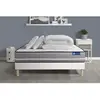 Image de ACTISOM Pack prêt a dormir matelas Ressorts ensaches ACTIFLEX PUR 3 zones de confort sommier KIT blanc 2 oreillers couette 180 x 200 cm