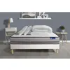 Image de ACTISOM Pack prêt a dormir matelas ACTIFLEX NIGHT 3 zones confort sommier KIT blanc 2 oreillers couette 200 x 200 cm