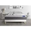 Image de ACTISOM Pack prêt a dormir matelas 2 oreillers couette ACTILATEX PLUS Latex Memoire de forme sommier KIT blanc 180 x 200 cm
