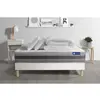 Image de ACTISOM Pack prêt a dormir matelas ACTILATEX RELAX Latex et memoire de forme sommier KIT blanc 2 oreillers et couette 140 x 190 cm