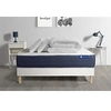 Image de Pack prêt à dormir matelas Latex et Mémoire de forme ACTILATEX SLEEP 140x200 cm + sommier KIT blanc + 2 oreillers + couette