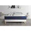 Image de ACTISOM Pack prêt a dormir matelas ACTILATEX LIFE Latex et Memoire de forme sommier KIT blanc 2 oreillers et couette 200 x 200 cm