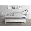 Image de ACTISOM Pack prêt a dormir matelas 2 oreillers couette 3 zones de confort sommier KIT blanc 140 x 200 cm