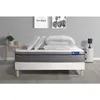 Image de ACTISOM Pack prêt a dormir matelas Memoire de forme 2 oreillers et couette 7 zones de confort sommier KIT blanc 160 x 200 cm