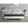 Image de Pack prêt à dormir ACTIMEMO CONFORT Matelas mémoire de forme 160x200 Maxi épaisseur + sommier KIT blanc + 2 oreillers+couette
