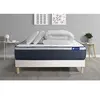 Image de Pack prêt à dormir matelas Mémoire de forme ACTIMEMO MAX 140x190 cm Maxi épaisseur + sommier KIT blanc + 2 oreillers +couette