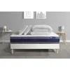 Image de ACTISOM Pack prêt a dormir matelas Memoire de forme 2 oreillers et couette ACTIMEMO MORPHO 5 zones confort sommier KIT blanc 160 x 200 cm