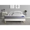 Image de ACTISOM Pack prêt a dormir matelas ACTIMEMO DREAM memoire de forme 5 zones confort sommier KIT blanc 200 x 200 cm