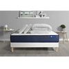 Image de Pack prêt à dormir matelas ACTIMEMO LIFE 200x200 Mémoire de forme 5zones de confort + sommier KIT blanc + 2oreillers +couette