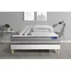 Image de ACTISOM Pack prêt a dormir matelas a memoire ACTIMEMO PUR 3 zones de confort sommier KIT blanc 140 x 200 cm