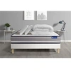 Image de Pack prêt à dormir matelas à mémoire ACTIMEMO PUR 140x200cm 3zones de confort + sommier KIT blanc + 2 oreillers + couette