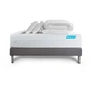 Image de Pack Matelas Biocare - Mémoire de forme - Ep : 26cm - Sommier kit Gris avec couette et 2 oreillers