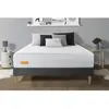 Image de Septnuits Matelas et sommier kit gris Memo Bio Mousse a memoire de forme Maxi epaisseur Dehoussable 180 x 200 cm