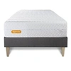 Image de Ensemble matelas 90 x 190 cm Memo bio - Mousse à mémoire de forme - Ep : 26 cm - Equilibré - sommier kit Gris