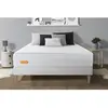 Image de Septnuits Matelas et sommier kit blanc Memo Bio Mousse a memoire de forme Maxi epaisseur Dehoussable 160 x 200 cm