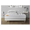 Image de Pack Matelas Memo luxe - Ressorts ensachés et mémoire de forme - Ep : 26cm - Sommier kit Blanc avec couette et 2 oreillers