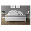 Image de Pack Matelas Memo zen - Mémoire de forme - Ep : 26cm - Sommier kit Blanc avec couette et 2 oreillers