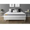 Image de Matelas + sommier kit blanc 180x200 Memo Zen Mousse à mémoire de forme MAXI épaisseur