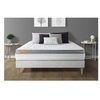 Image de Ensemble matelas 140 x 200 cm Memo zen - Mousse à mémoire de forme - Ep : 26 cm - Ferme - sommier kit Blanc
