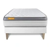 Image de Matelas + sommier kit blanc 90x190 Memo Zen Mousse à mémoire de forme MAXI épaisseur