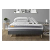 Image de Pack Matelas Memo plus - Mémoire de forme - Ep : 24cm - Sommier kit Gris avec couette et 2 oreillers