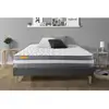 Image de Septnuits Matelas avec sommier kit gris Memo Plus Memoire de forme 180 x 200 cm