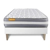 Image de Matelas + sommier kit blanc 90x190 Memo Plus Mémoire de forme