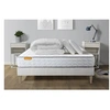 Image de Pack Matelas Memo - Mémoire de forme - Ep : 20cm - Sommier kit Blanc avec couette et 2 oreillers