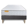 Image de Matelas Mémoire de forme + sommier kit gris 90x190 Memo