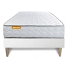 Image de Matelas Mémoire de forme + sommier kit blanc 90x190 Memo