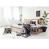 Image de Ensemble sommier matelas LE RAFFINE 200x200cm Ressorts ensachés + Mémoire de forme BioVisco - Maxi épaisseur 26cm + double sommiers Blanc