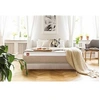 Image de Ensemble sommier matelas LE SOYEUX 90x200cm Ressorts ensachés + Mémoire de forme BioVisco - Ep. 24cm + sommier kit Beige