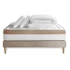 Image de Pack prêt à dormir matelas LE COSY 140x190cm Mémoire de forme - Ep. 30cm + sommier kit Beige + 2 oreillers + couette 240x220