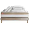 Image de Marmottes & Co Pack prêt a dormir matelas LE COSY Memoire de forme sommier Beige 2 oreillers,couette 160 x 200 cm