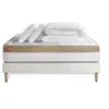 Image de Pack prêt à dormir matelas LE COSY 160x200cm Mémoire de forme - Ep. 30cm + sommier kit Blanc