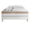 Image de Pack Matelas Le Cosy - Mémoire de forme - Ep : 30cm - Sommier kit Blanc avec couette et 2 oreillers