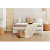 Image de Marmottes & Co Ensemble LE COSY Memoire de forme 7 zones de confort sommier kit Blanc 140 x 200 cm