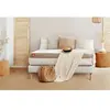 Image de Ensemble sommier matelas LE COSY 140x190cm Mémoire de forme 7 zones de confort - Ep. 30cm + sommier kit Blanc